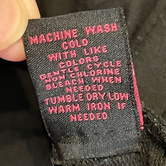 NEU Look Women's Jacket Long Sleeve Pockets Size 1X Black Collared - Picture 9 of 12